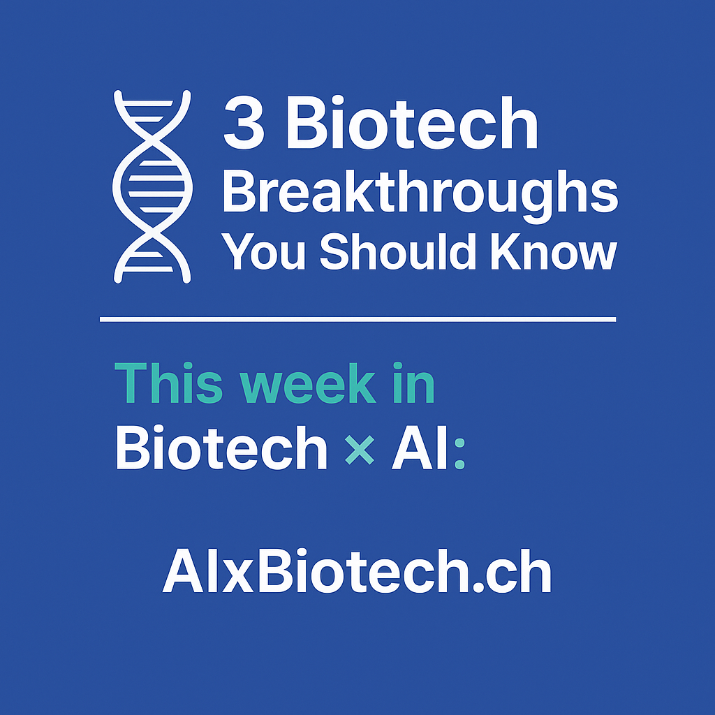 3 Biotech Breakthroughs