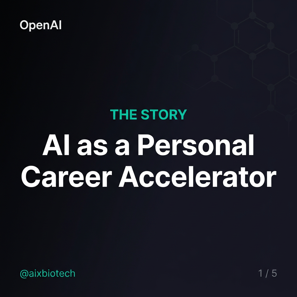 Dark cinematic banner showing a professional at a desk with AI data visualisation and electric blue teal accents representing personal AI productivity