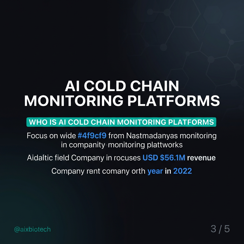 AI cold chain optimisation for biologics: how to stop losing product to temperature excursions — slide 3