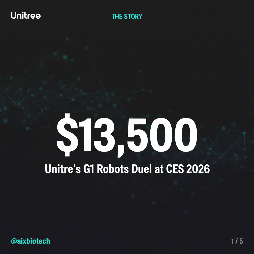 Unitree stages G1 humanoid robot boxing match at CES: The Story