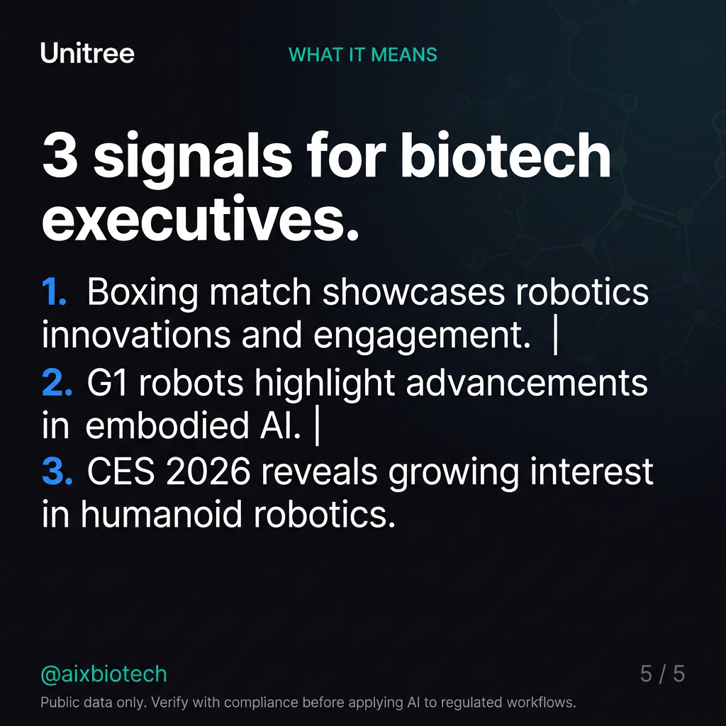 Unitree stages G1 humanoid robot boxing match at CES: What It Means